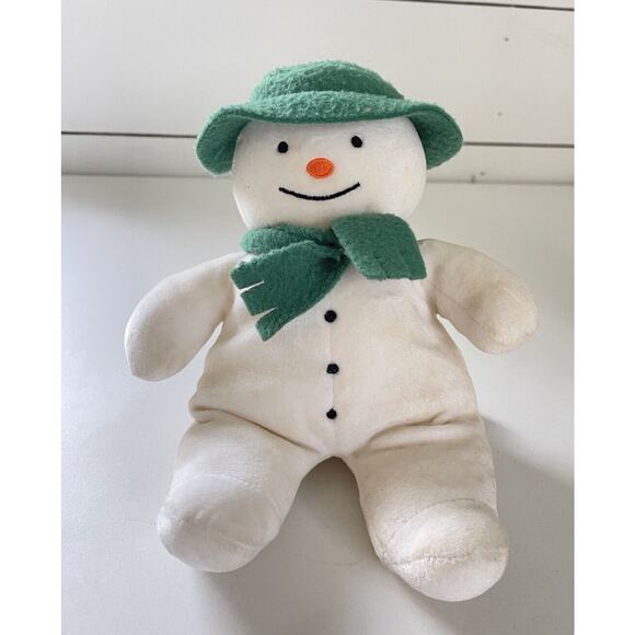 Vintage Eden Raymond Briggs The Snowman 10” Plush Stuffed...